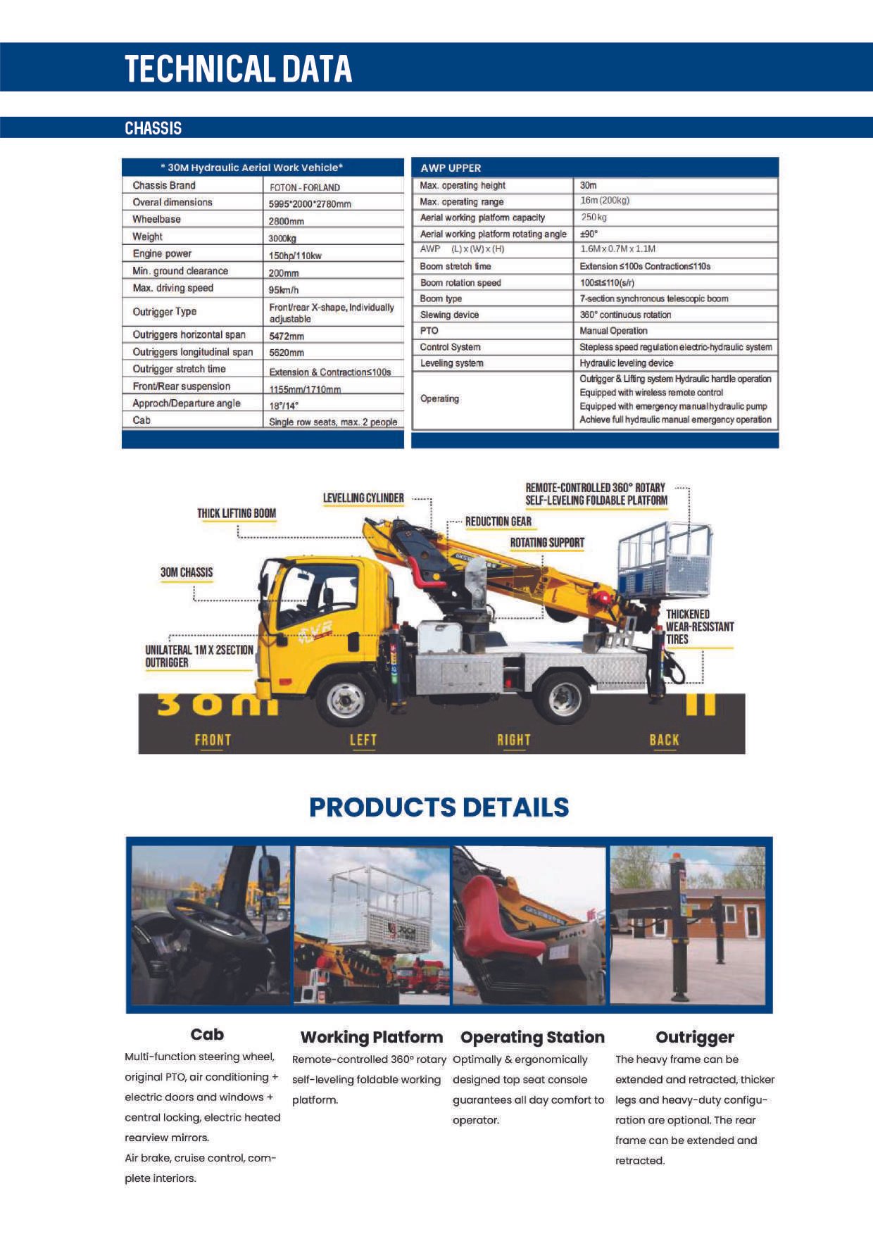 Hydraulic Aerial Work Vehicle