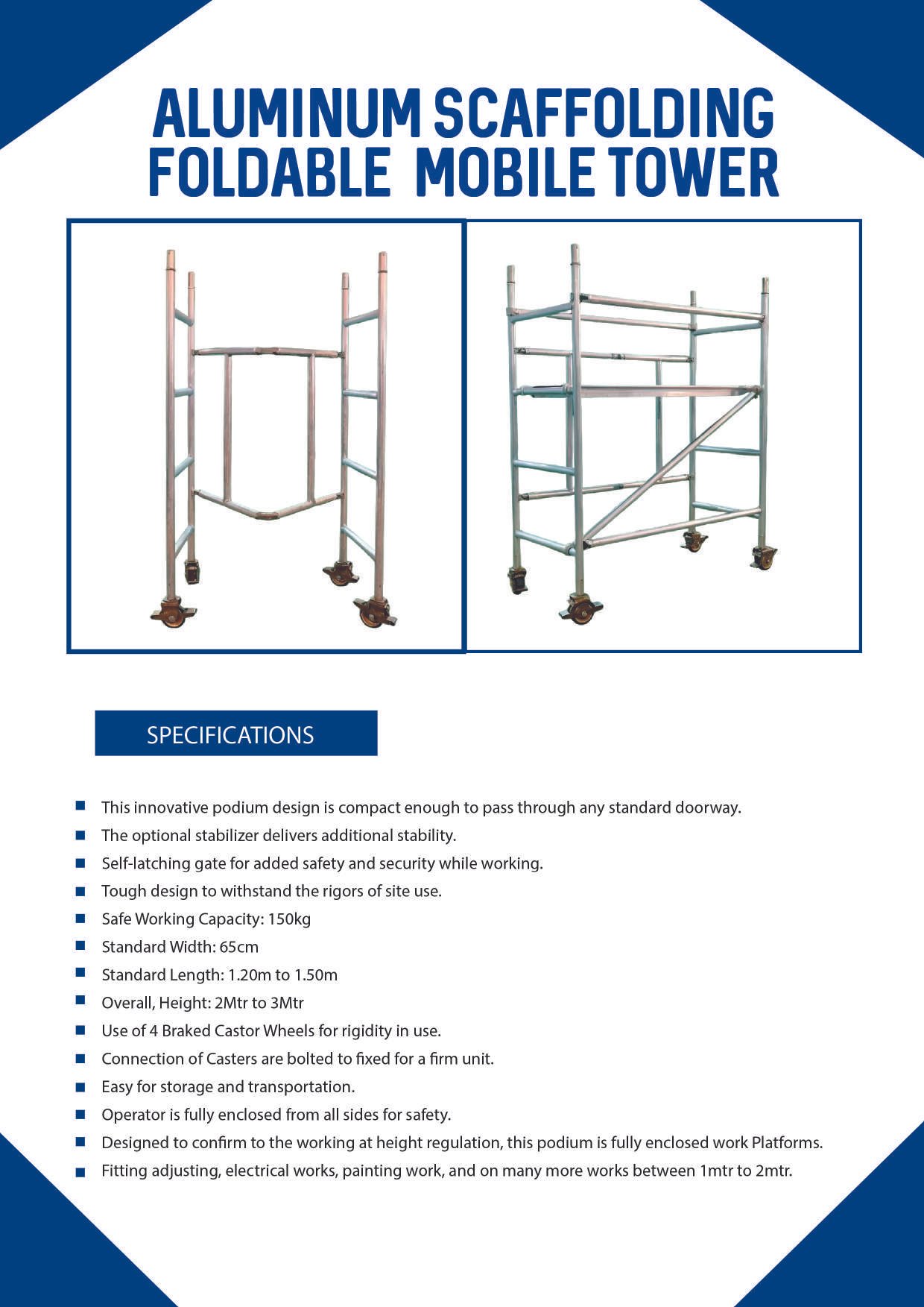 Foldable Mobile Tower